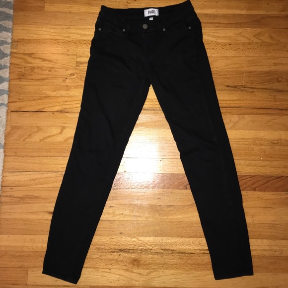 Paige Verdugo Ultra Skinny Black Jean - Picture 4 of 11
